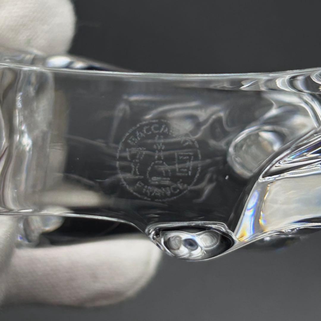 【新品】バカラ　犬　ドック　オブジェ　置物　インテリア　フィギュアリン