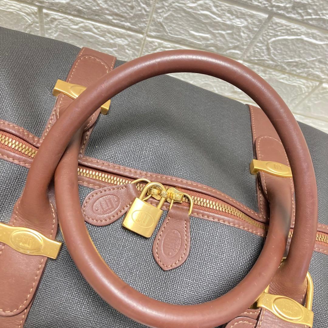 美品❗️dunhillダンヒルハンドバッグボストンバッグトラベルバッグ 旅行かばん