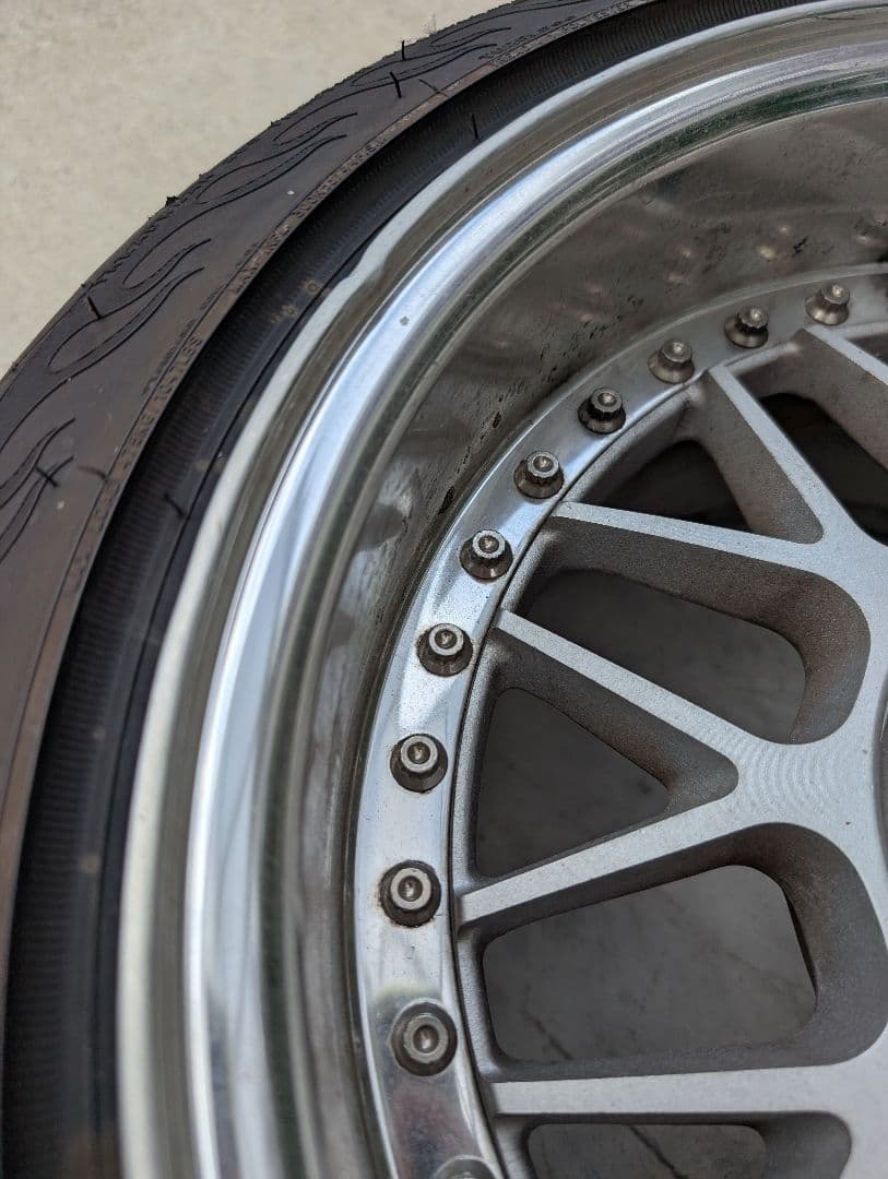 SUPERSTAR シェブロンレーシング 8.5j 15 +20 PCD 100