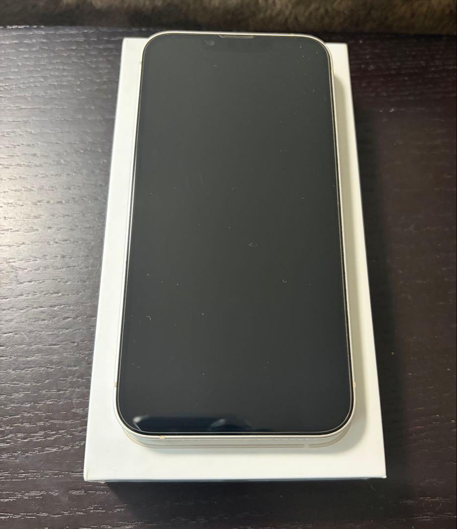 iPhone13 128GB スターライト　SIMフリー　箱・ケーブル付