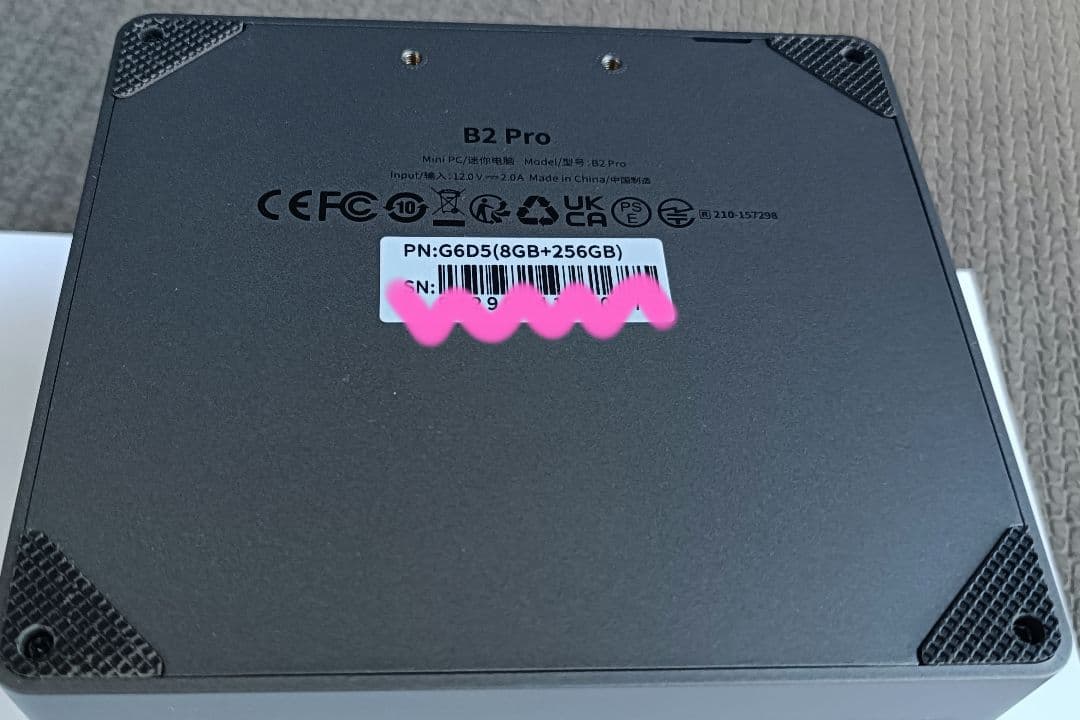 ミニPC BMAXB2Pro 8GB 256GB N4000 Windows11
