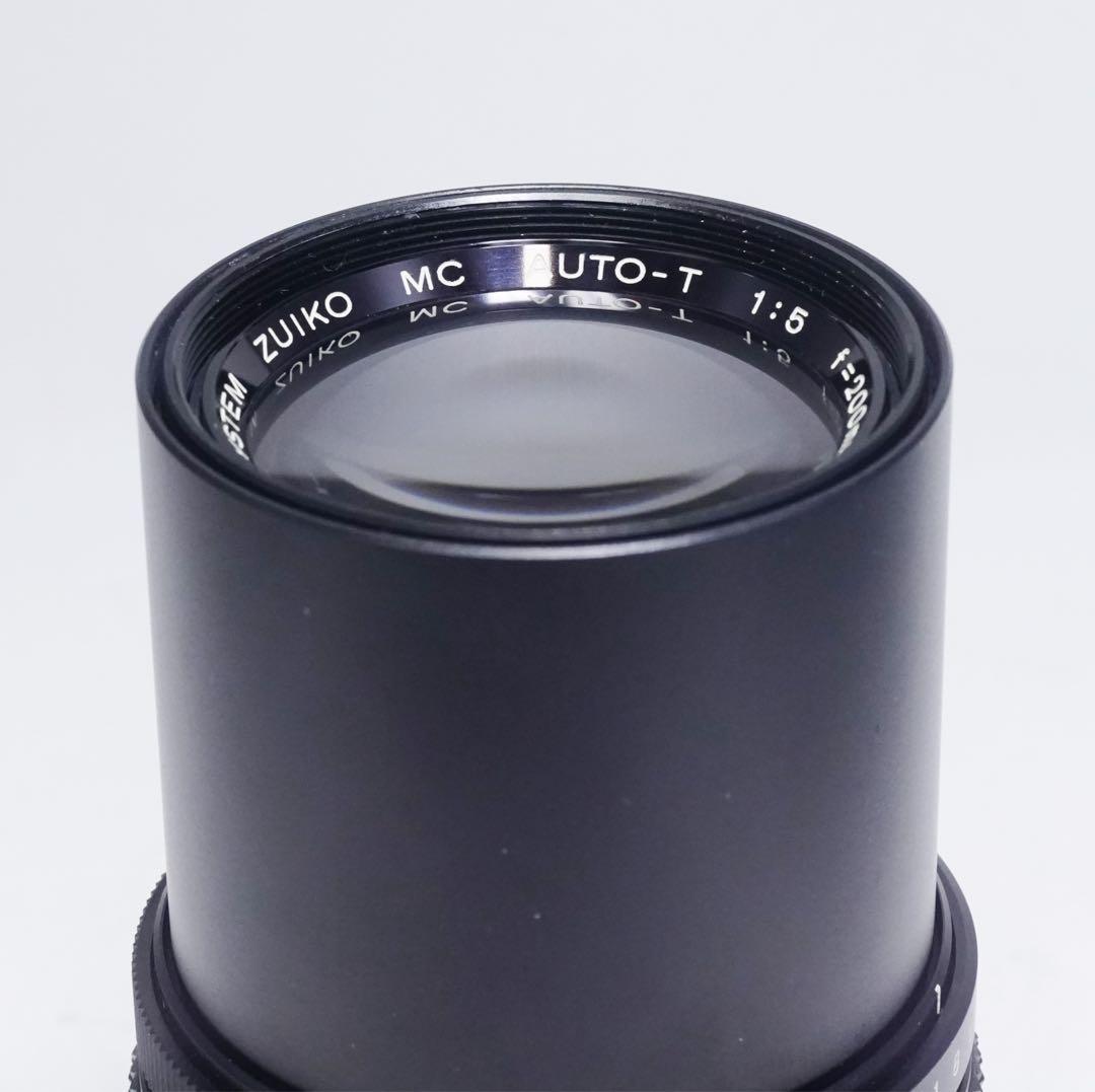 極美品 OLYMPUS OM ZUIKO MC AUTO-T 200mm f5
