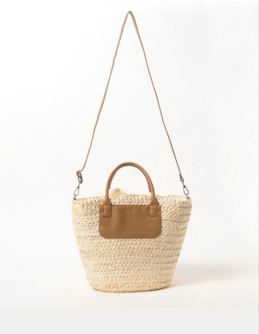 SALE！DEAN & DELUCA ストロー かごバッグ大