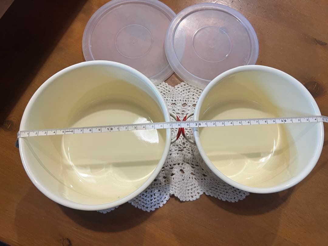 さくぱるさん専用チェリー柄ホーロー♪保存容器2個セット♪マニー風⭐︎倉敷意匠計画室