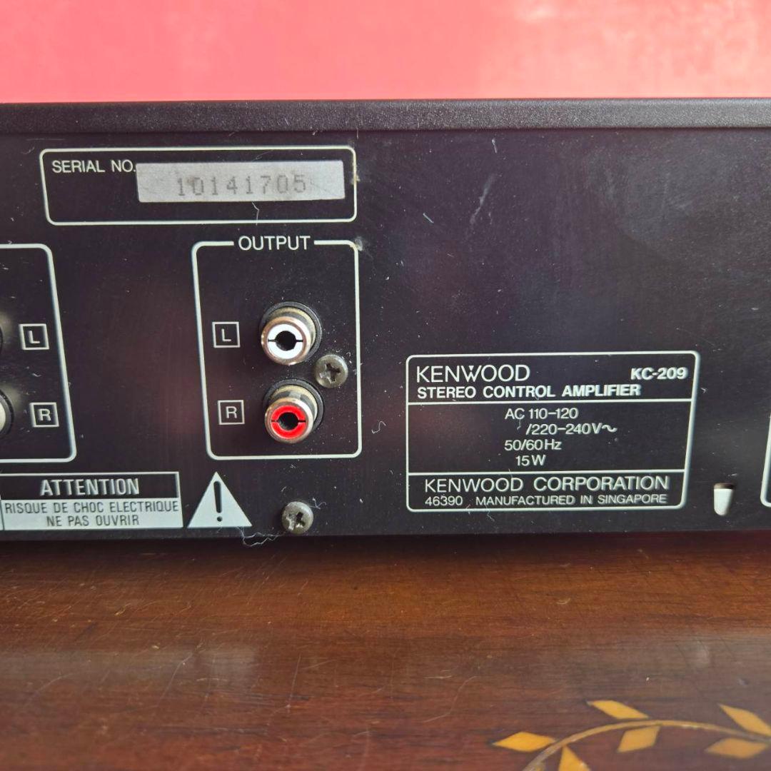 KENWOOD KC-209 ステレオ コントロール アンプリファー