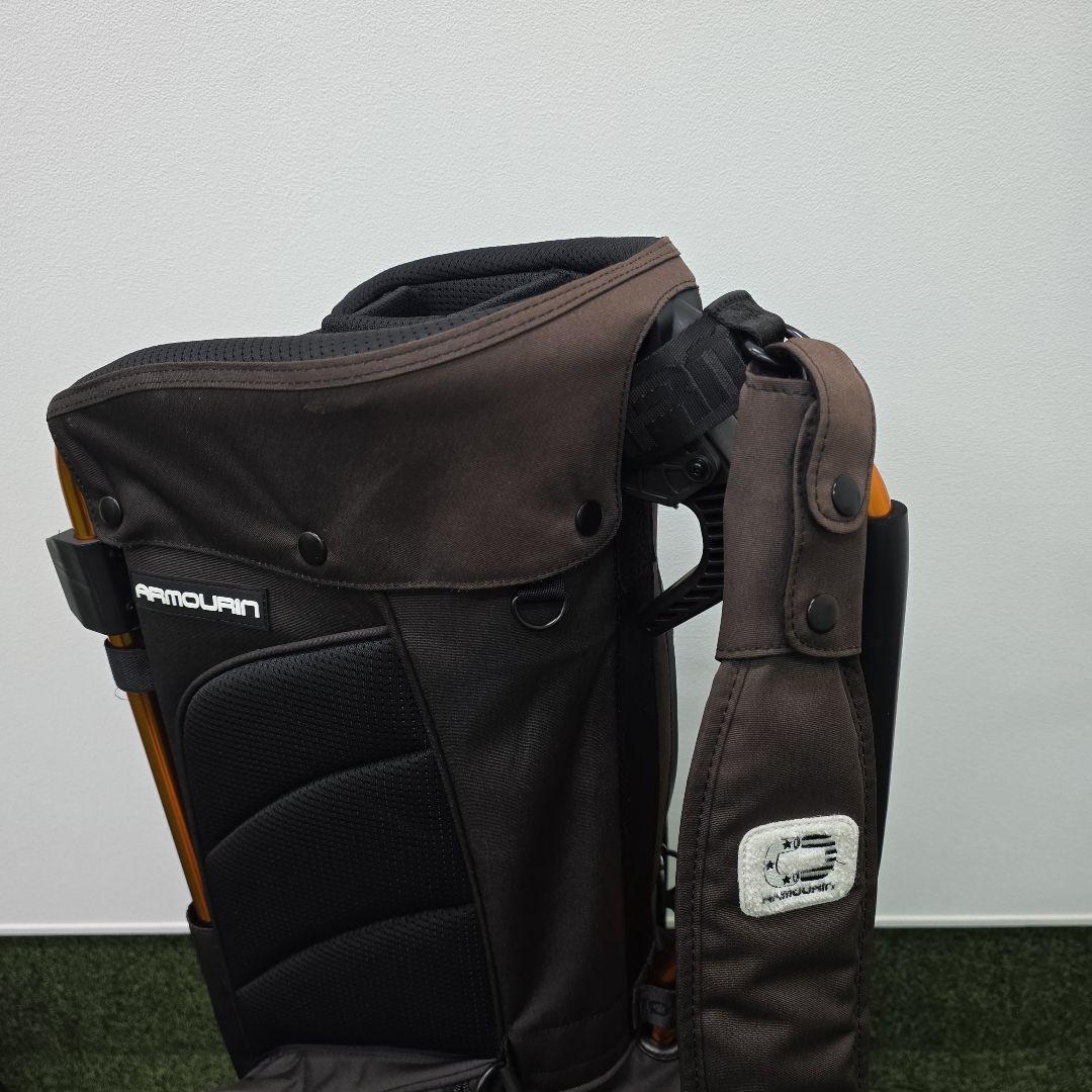 ゴルフスタンドバッグ アーマーインARMORIN　ブラック2024パイプフレーム