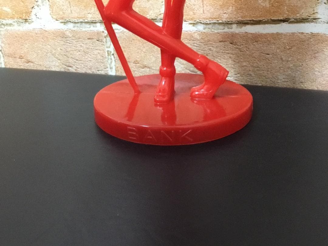 ミスターピーナッツ 60年代 ヴィンテージ 貯金箱 アドバタイジング 赤