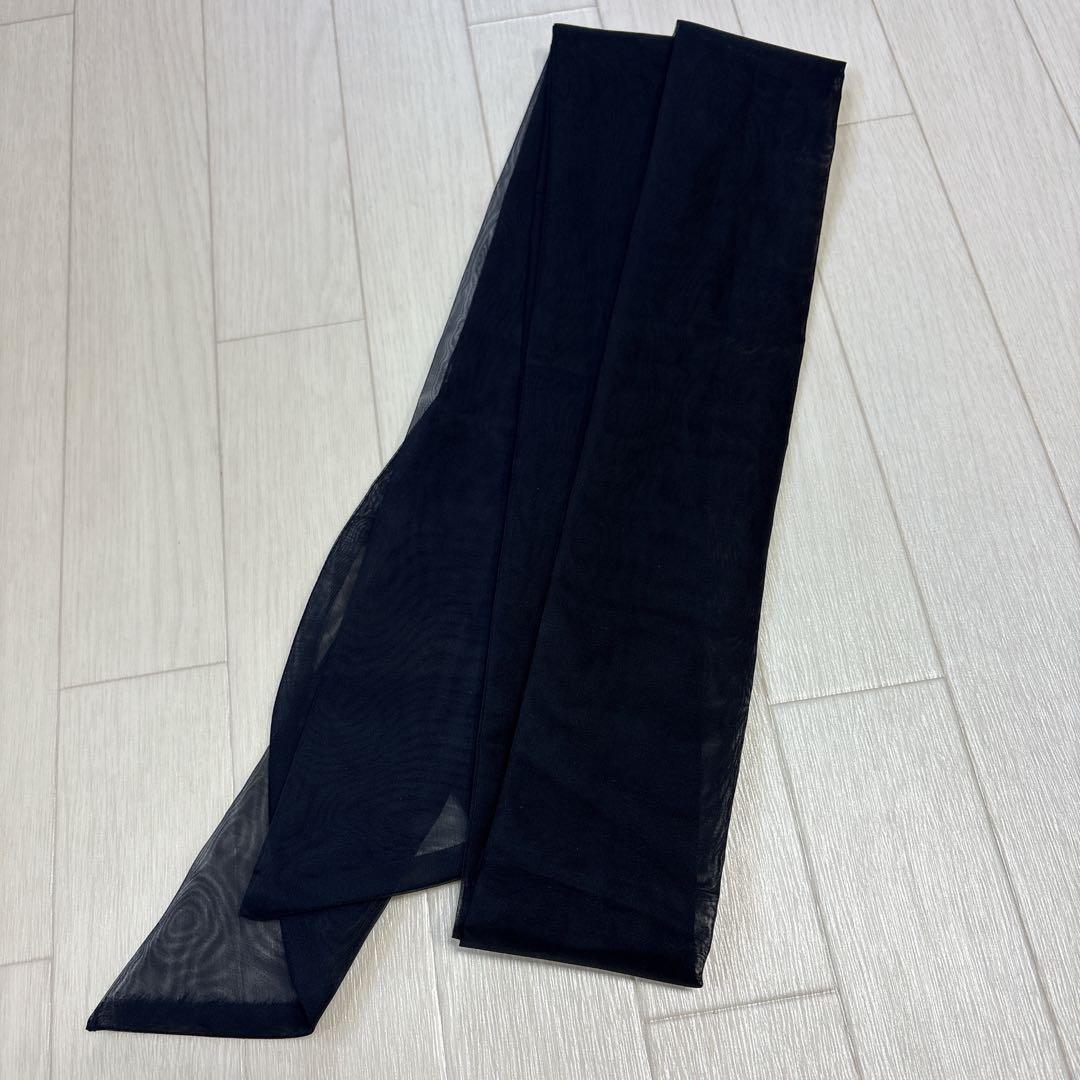 レジーナロマンティコ オーガンジースリーブワンピース リボン ネイビー 36