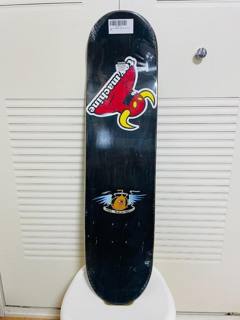 MOB無地黒デッキテープ付き TOY MACHINEトイマシーン8.25デッキ