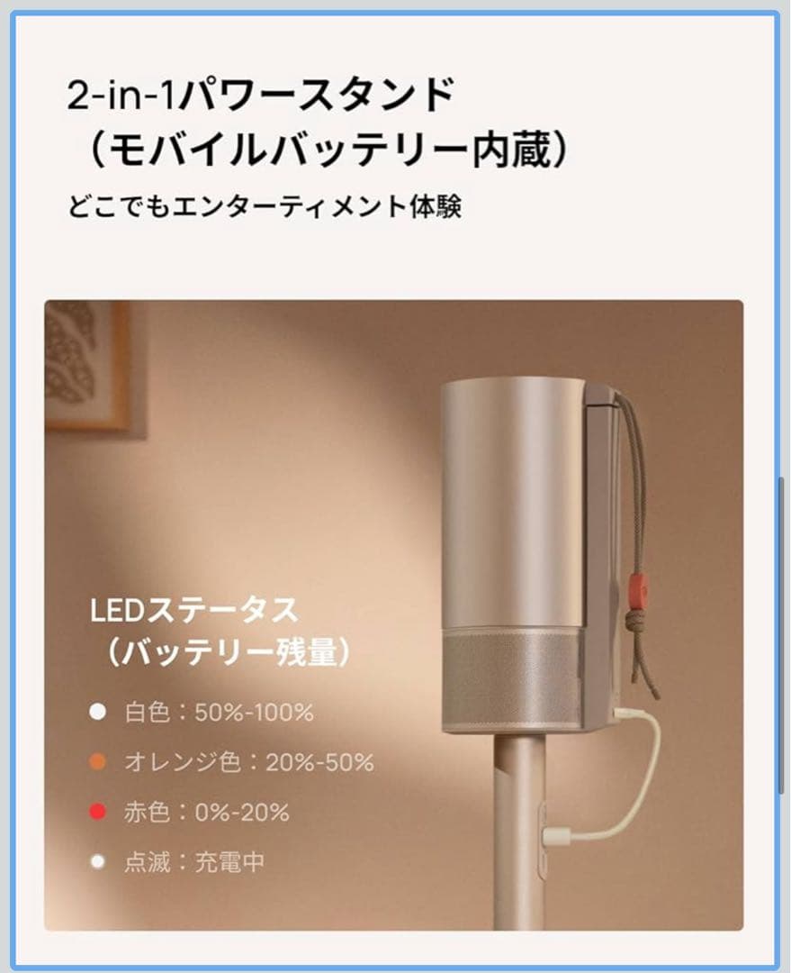 【美品】XGIMI mogo3pro プロジェクター（スタンド付き）