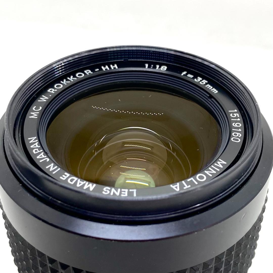 【C7038】MINOLTA MC ROKKOR HH 35mm 1.8 レンズ