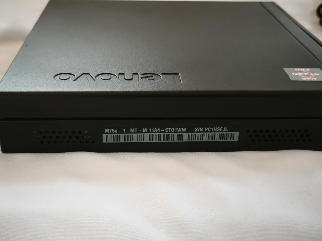 Lenovo M75q-1 Tiny RYZEN5 3400GE/メモリ64GB