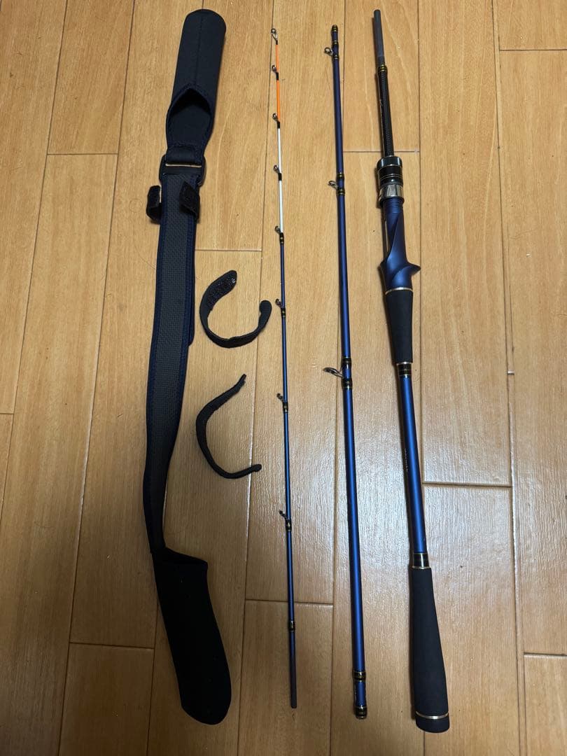 アルファタックル 海人 モバイリー　73-185 MH 美品　パックロッド