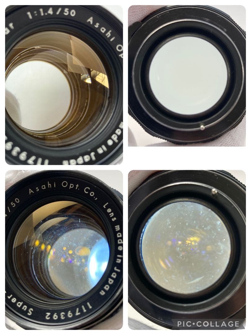 前期型8枚玉Supertakumar50mmf1.4ペンタックスSP本体完動品