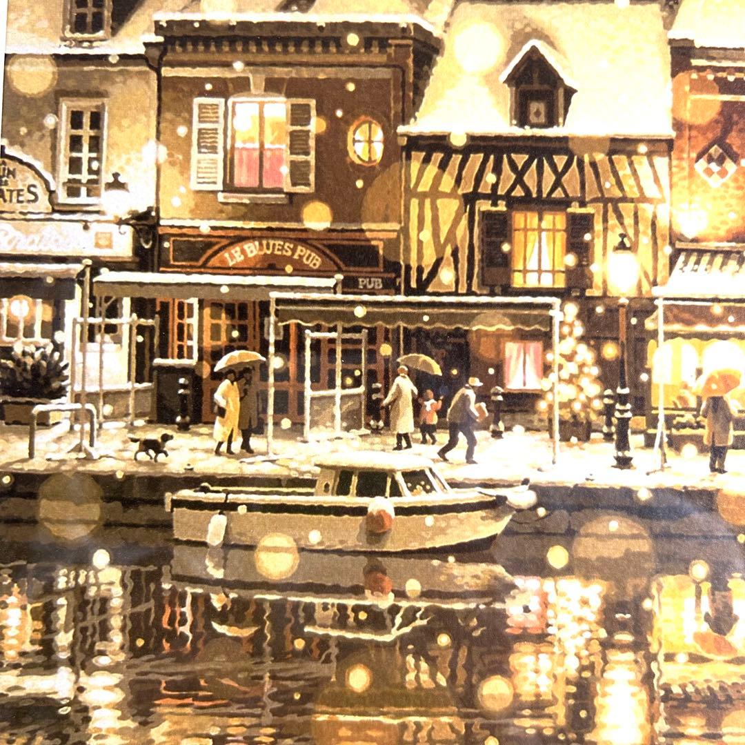 【美品】笹倉鉄平 「サン・ルーに降る雪」 公式 ポスター