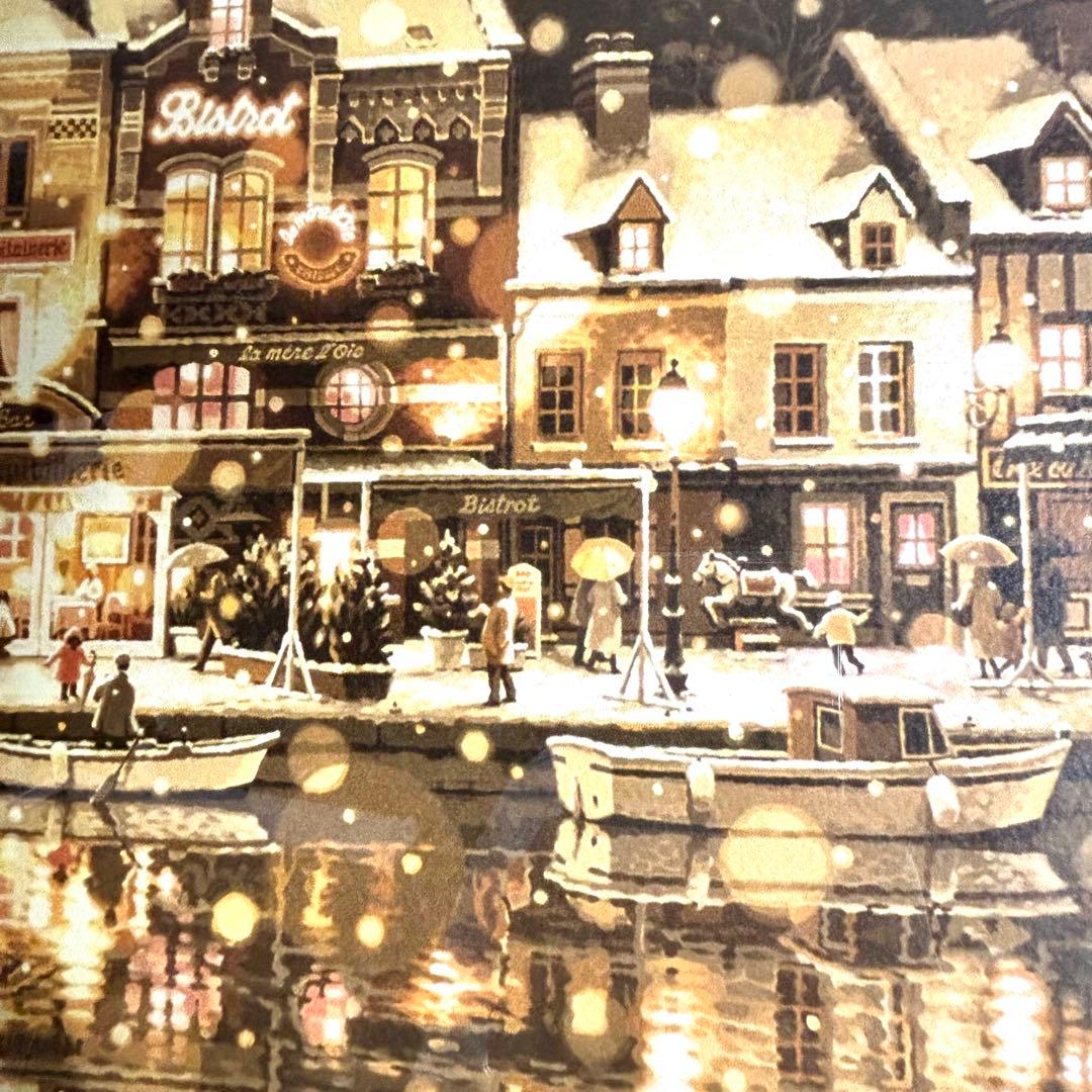 【美品】笹倉鉄平 「サン・ルーに降る雪」 公式 ポスター