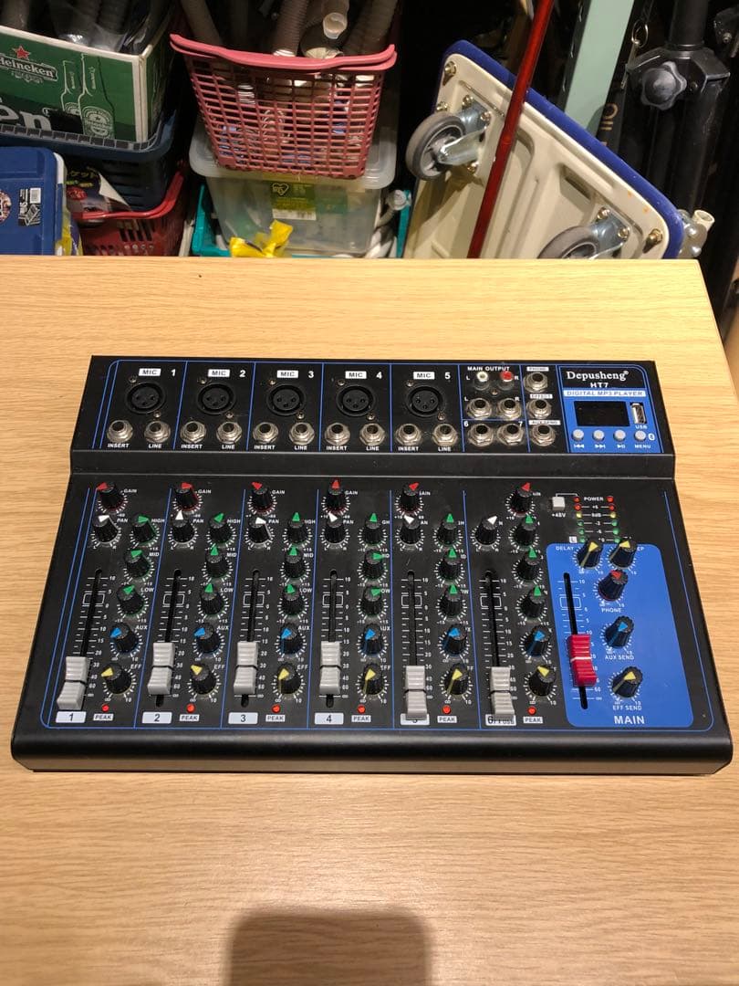 オーディオミキサー　アナログミキサー　4台セット　ジャンク