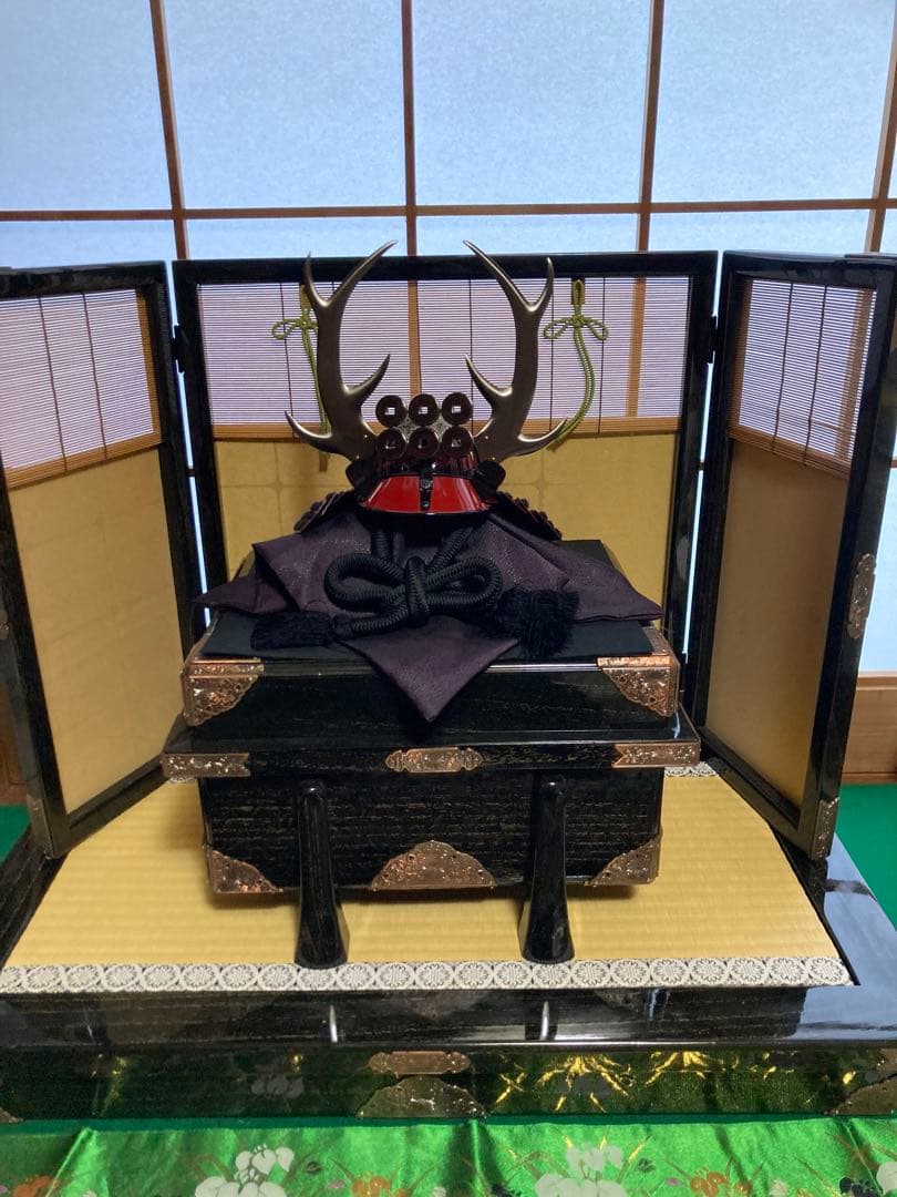 【美品】五月人形　真田幸村　平安翠鳳作　御兜