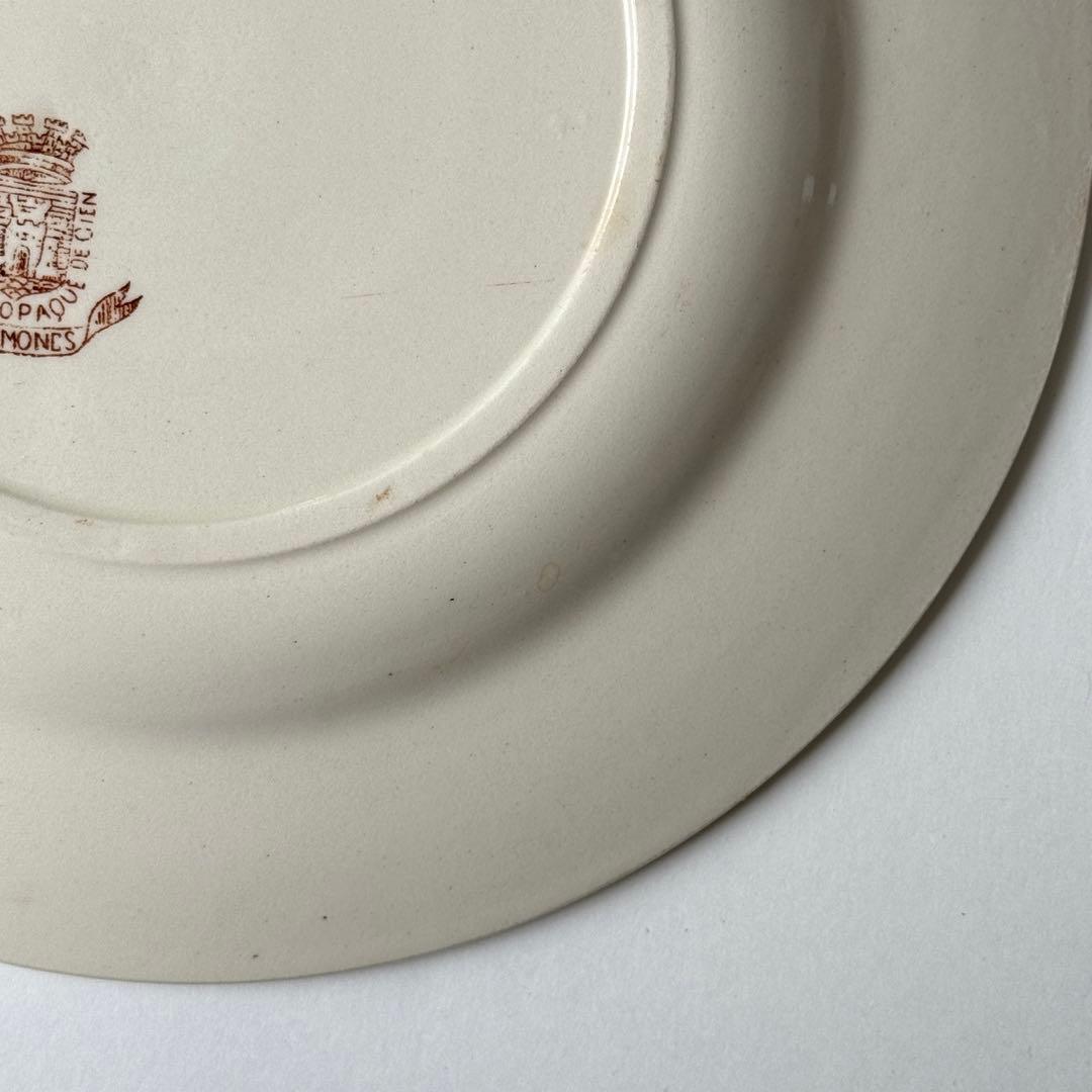 美品 フランスアンティーク Gien ジアン Anemones アネモネ