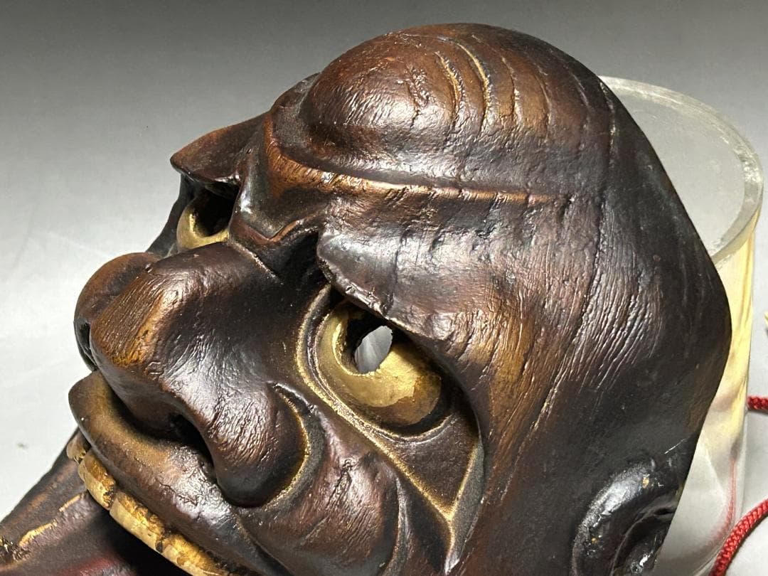 津田清峯 伝統面　能面 石橋 獅子口　連獅子　猿飛出　鬼面　泥虎 神楽面