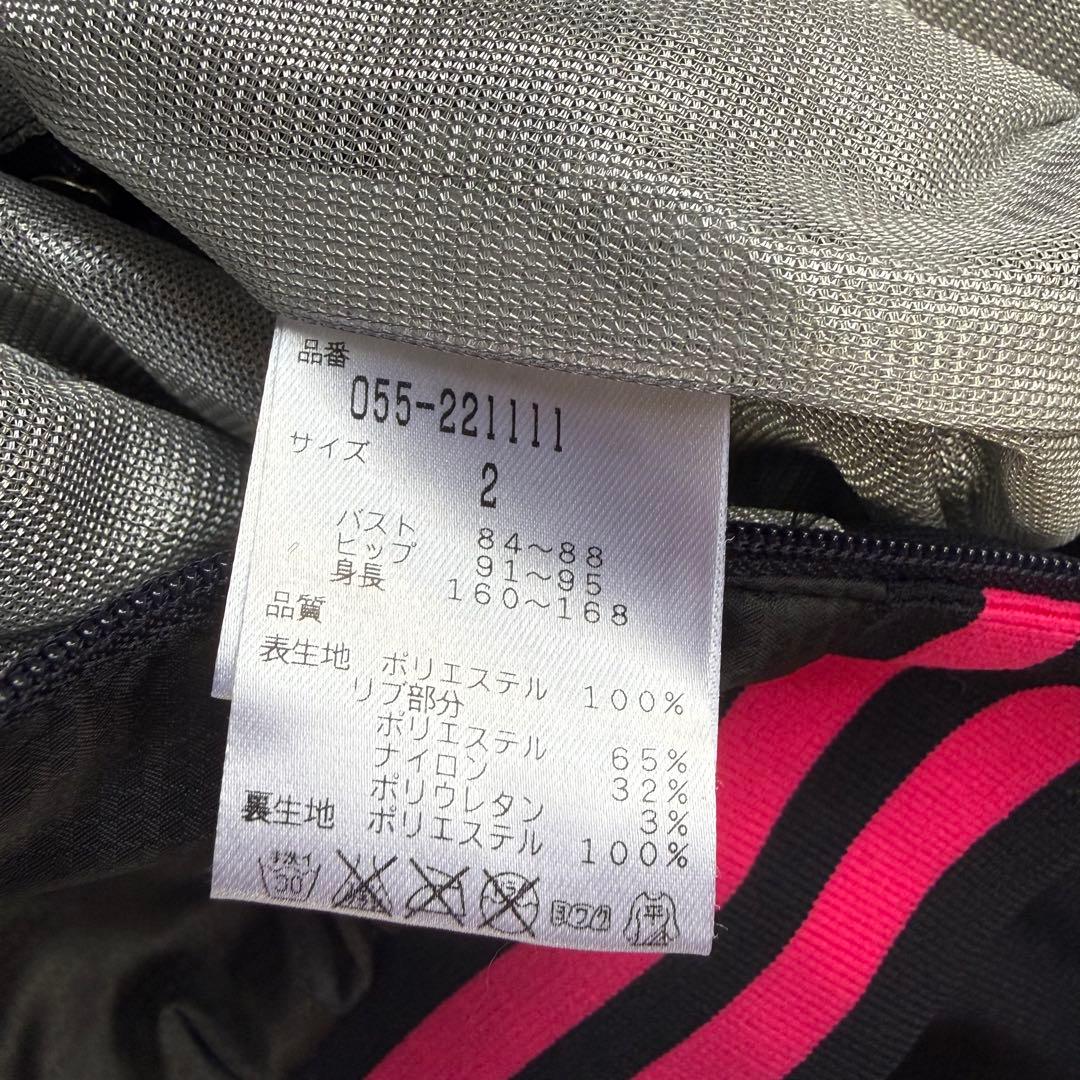 【パーリーゲイツ】美品 スニード ブラック ピンク 2サイズ レディース