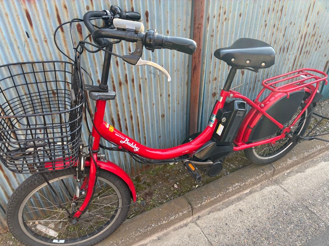 【整備済】電動アシスト自転車 ヤマハ PAS BABBY 20インチ 子供乗せ無