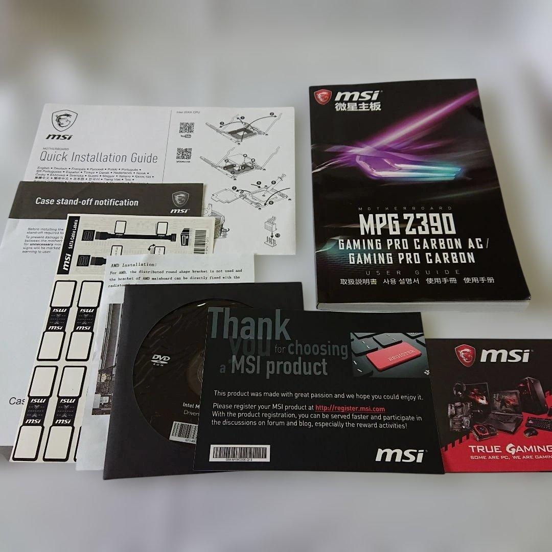 マザーボード MSI MPG Z390 GAMING PRO CARBON