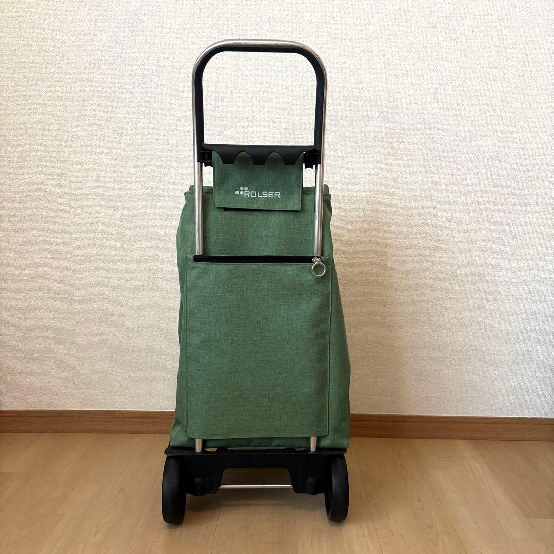 【値下げ】ROLSER グリーン キャリーカート
