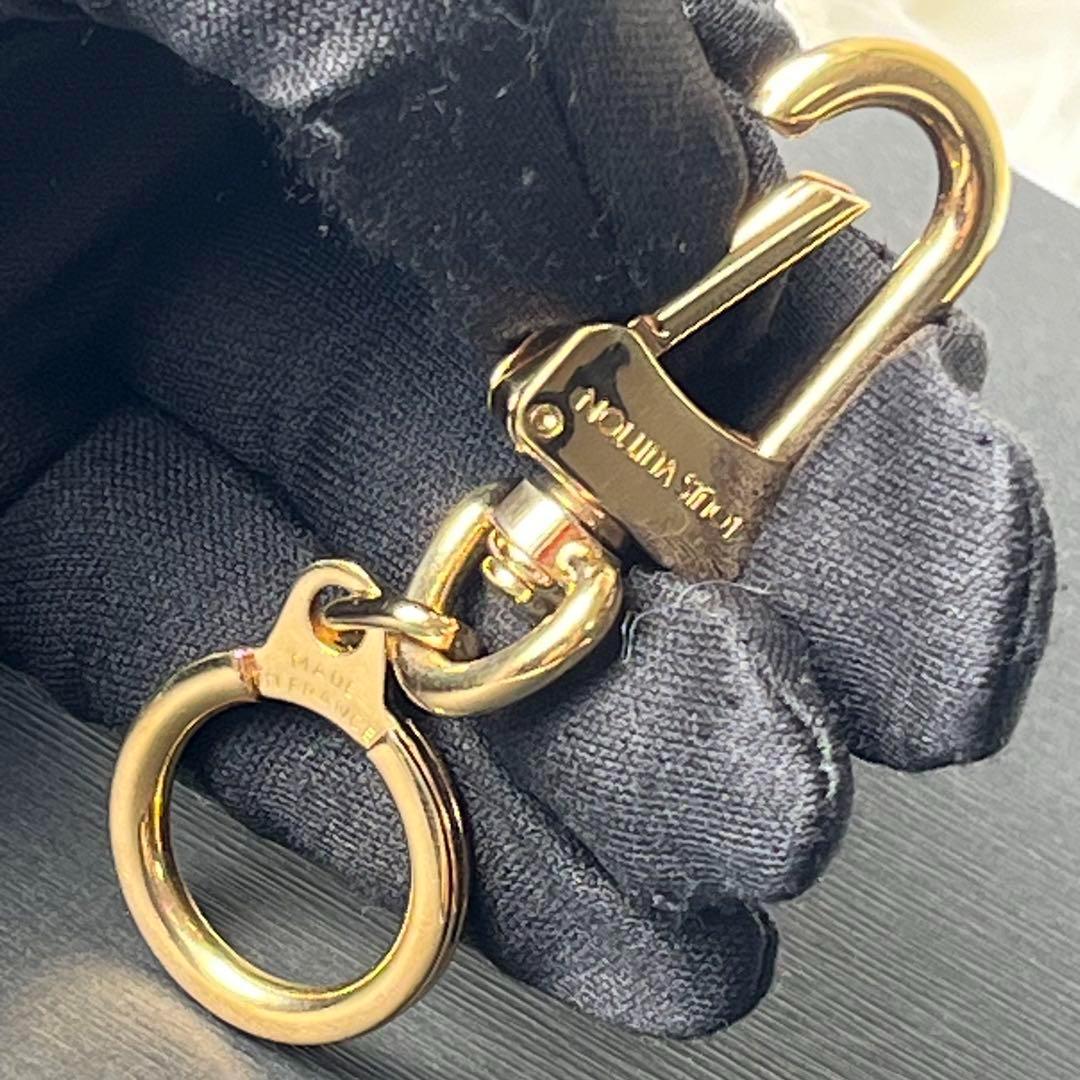 極美品　ルイヴィトン アノクレ ゴールド キーリング キーホルダー　M62694