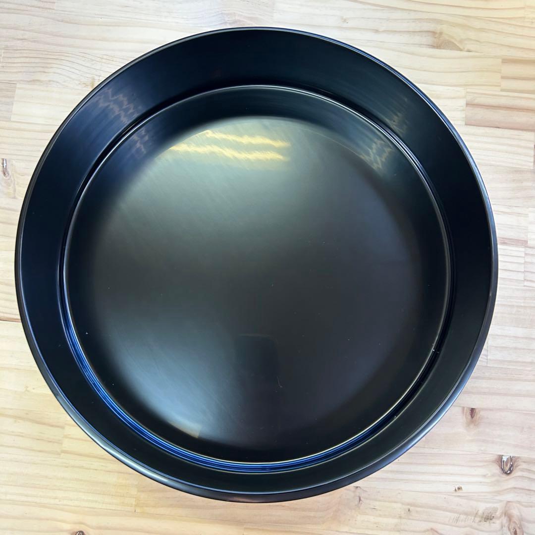 輪島塗り 茶櫃 木製 丸盆 茶道具 木製漆器 漆芸 漆器 工芸品 蒔絵