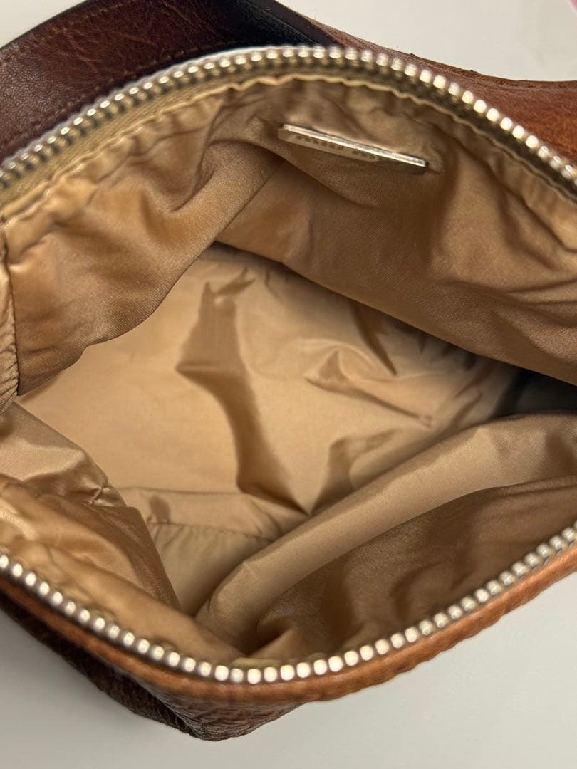 miumiu ミュウミュウ　ミニレザーブラウンバック