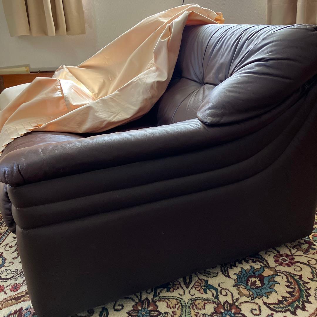 社長室 総革張り 高級肘掛け椅子ソファー 高島屋 輸入家具 激安