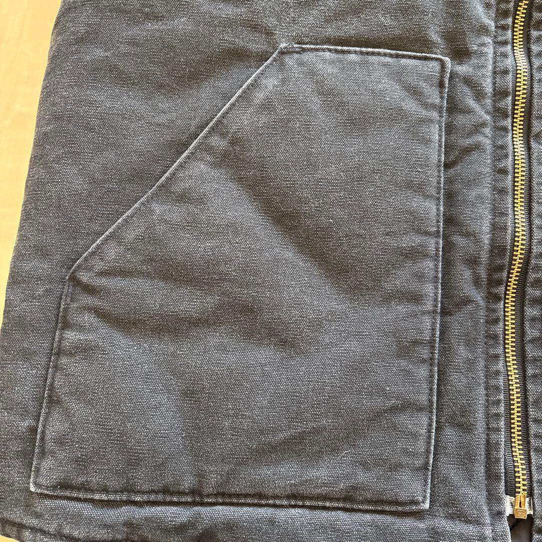 カーハート ダックベスト ブラック X-L tall USA製 01年製 腰ゴム