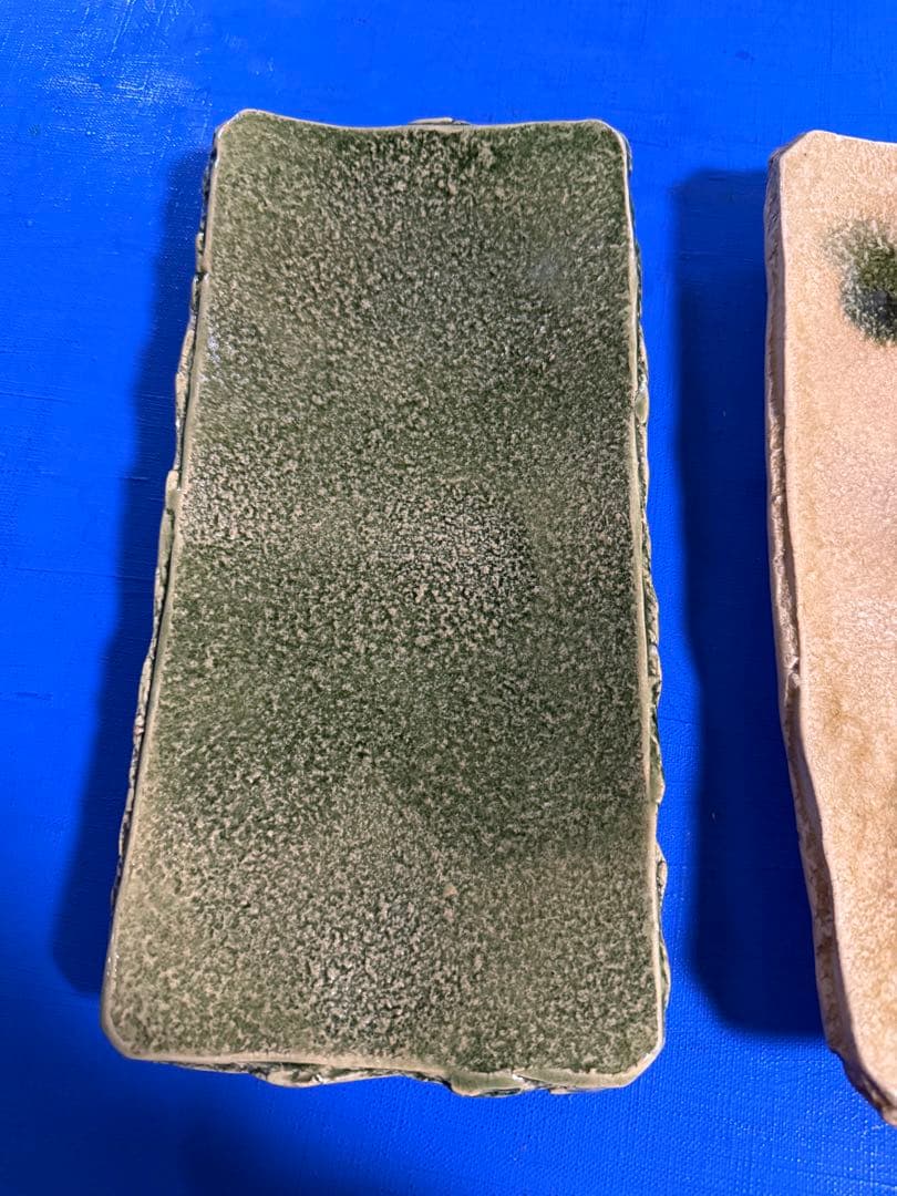 大洞陶房　有光武元 長方形皿２枚