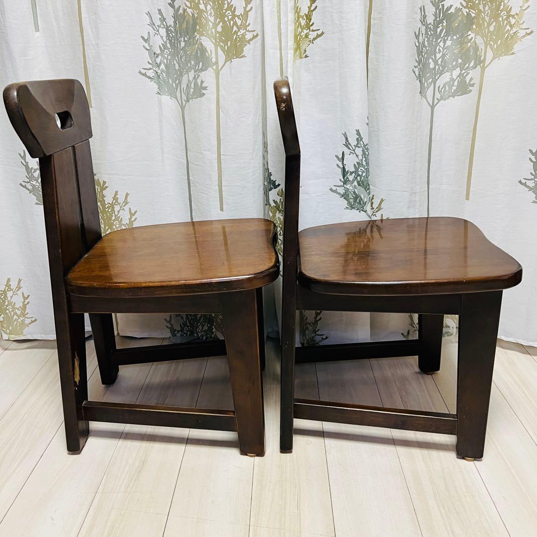 【廃盤品】カリモク RUSTIC 2脚セット ダイニングチェア①