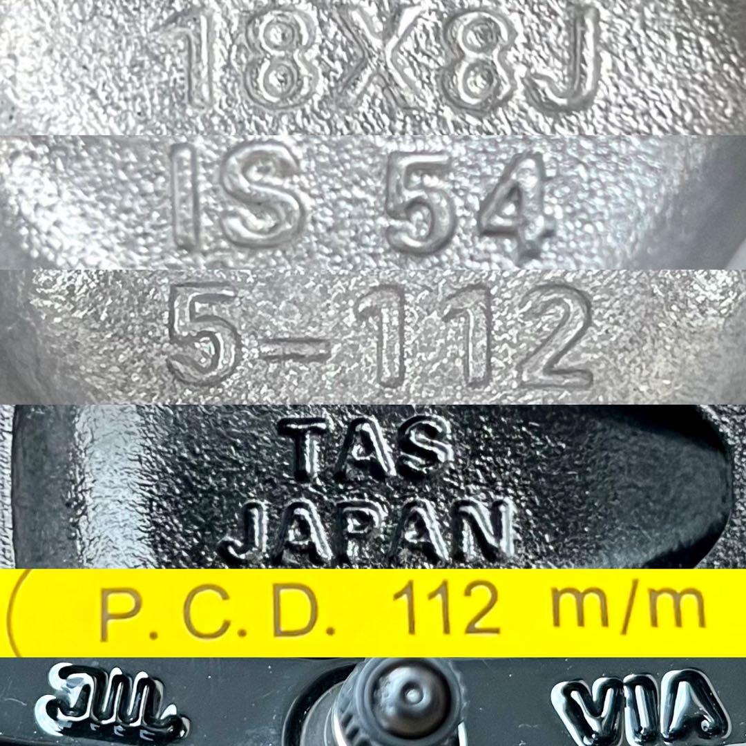 艶あり黒◆MINI クラブマンF54 JCW TASホイール18インチ4本セット