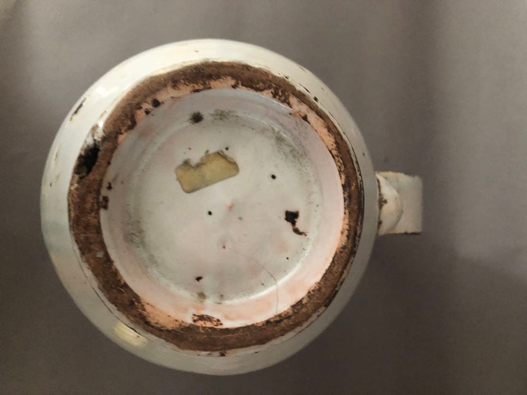 スペイン骨董　マニセス焼　水差し　アンティーク