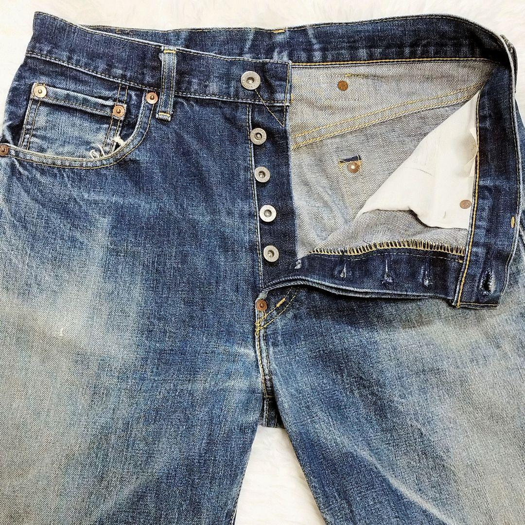 リーバイス 702XX 赤耳 ビッグE 日本製 シンチバック デニム W32