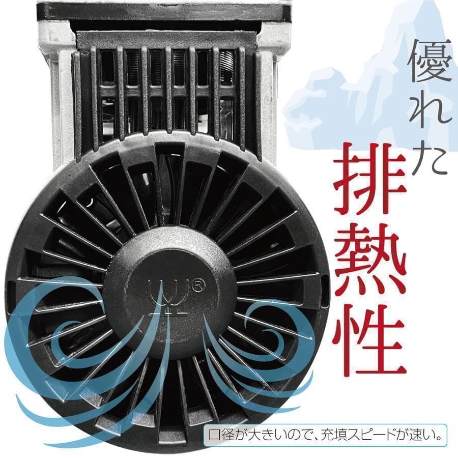 中古コンプレッサー 100v　静音　小型　オイルレス　12L