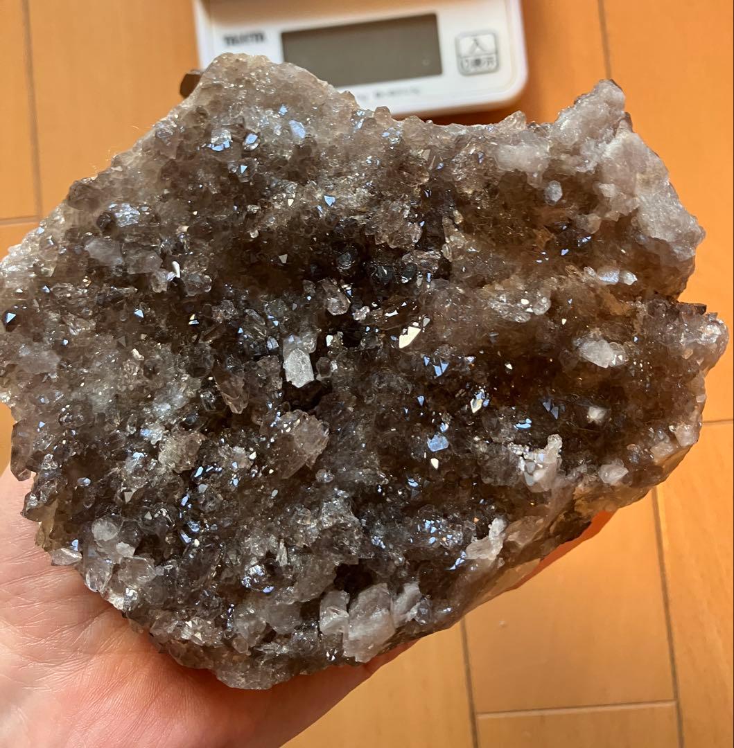 アーカンソー産スモーキークォーツ　両面クラスター