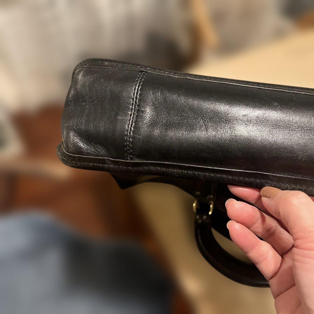 最終値下げ　フェリージ　黒　オールレザー ビジネスバッグ