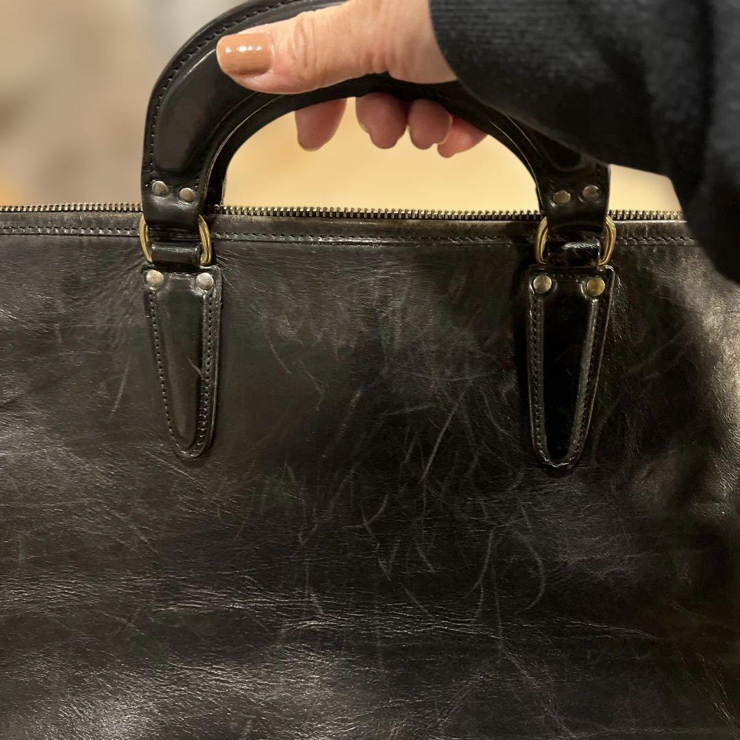 最終値下げ　フェリージ　黒　オールレザー ビジネスバッグ