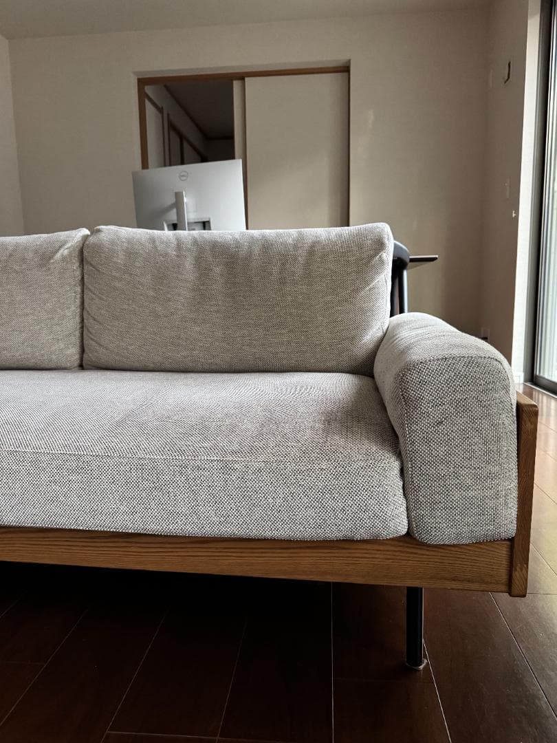 unico ウニコ TREL カバーリングソファ 3シーターベージュウニコトレル