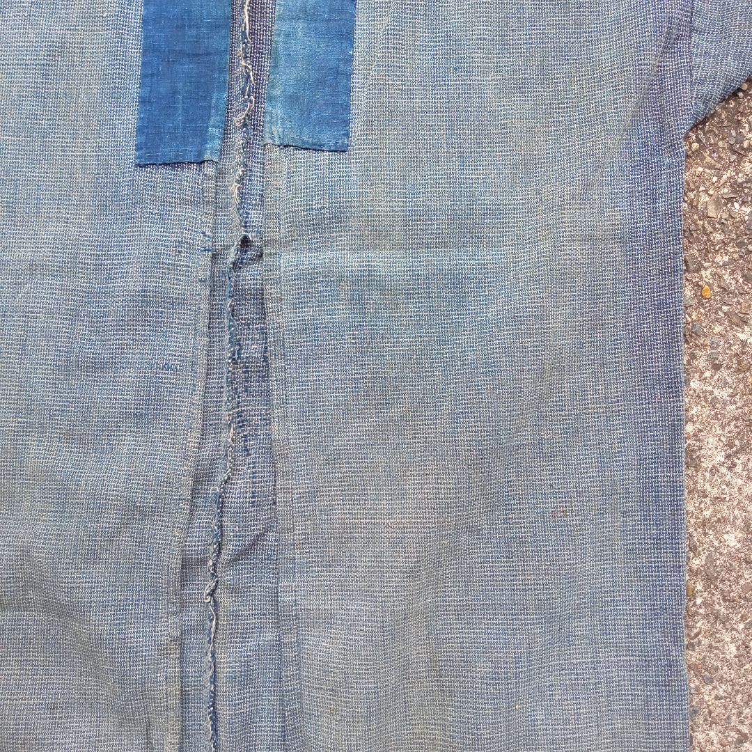 シンプル　野良着　襤褸　羽織　アンティーク