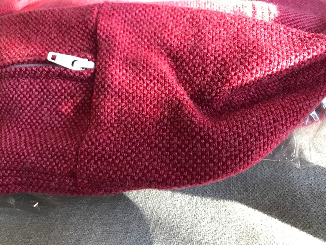 IDEEイデーDIMACHEディモンシュ一人掛けソファー②替えカバー付きレッド