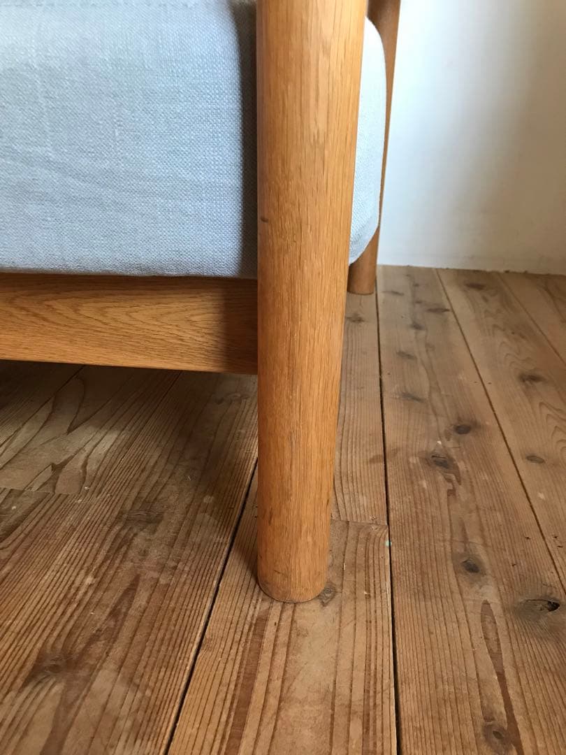 IDEEイデーDIMACHEディモンシュ一人掛けソファー②替えカバー付きレッド