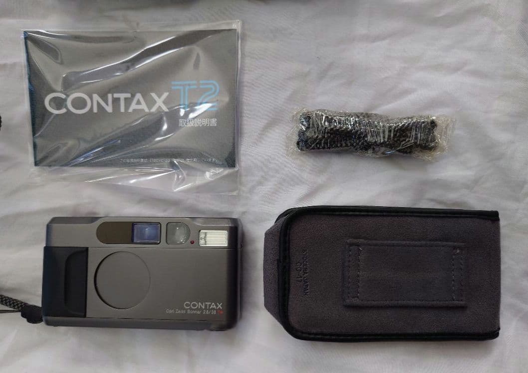 CONTAX T2 カメラ　チタンブラック　データバック　付属品　全付