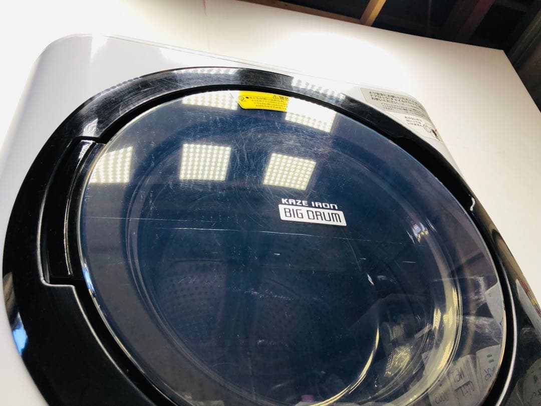 2017年製 美品 日立 ナイアガラ洗浄ドラム式洗濯乾燥機 BD-NV110BL