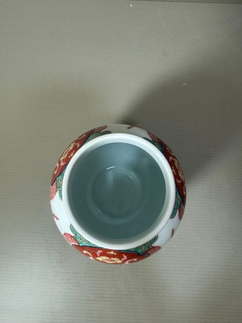 2179  有田焼　古伊萬里　沈香壷　花台付き