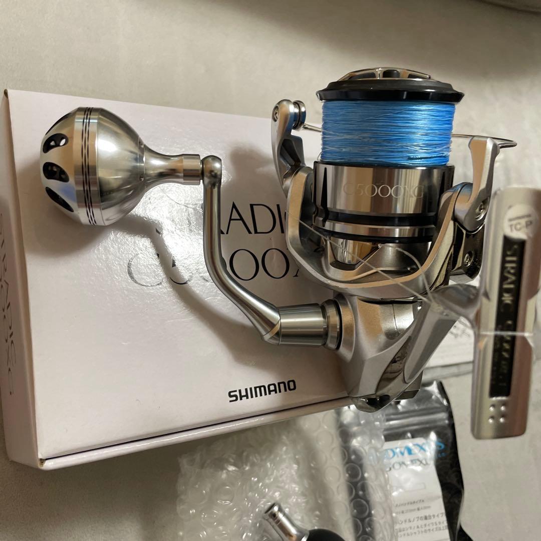 シマノ19ストラディックc5000xg(カスタムハンドル、リールスタンド付)